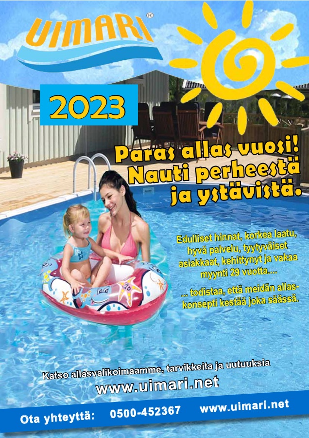 Uimari-esitteen 2023 kansi